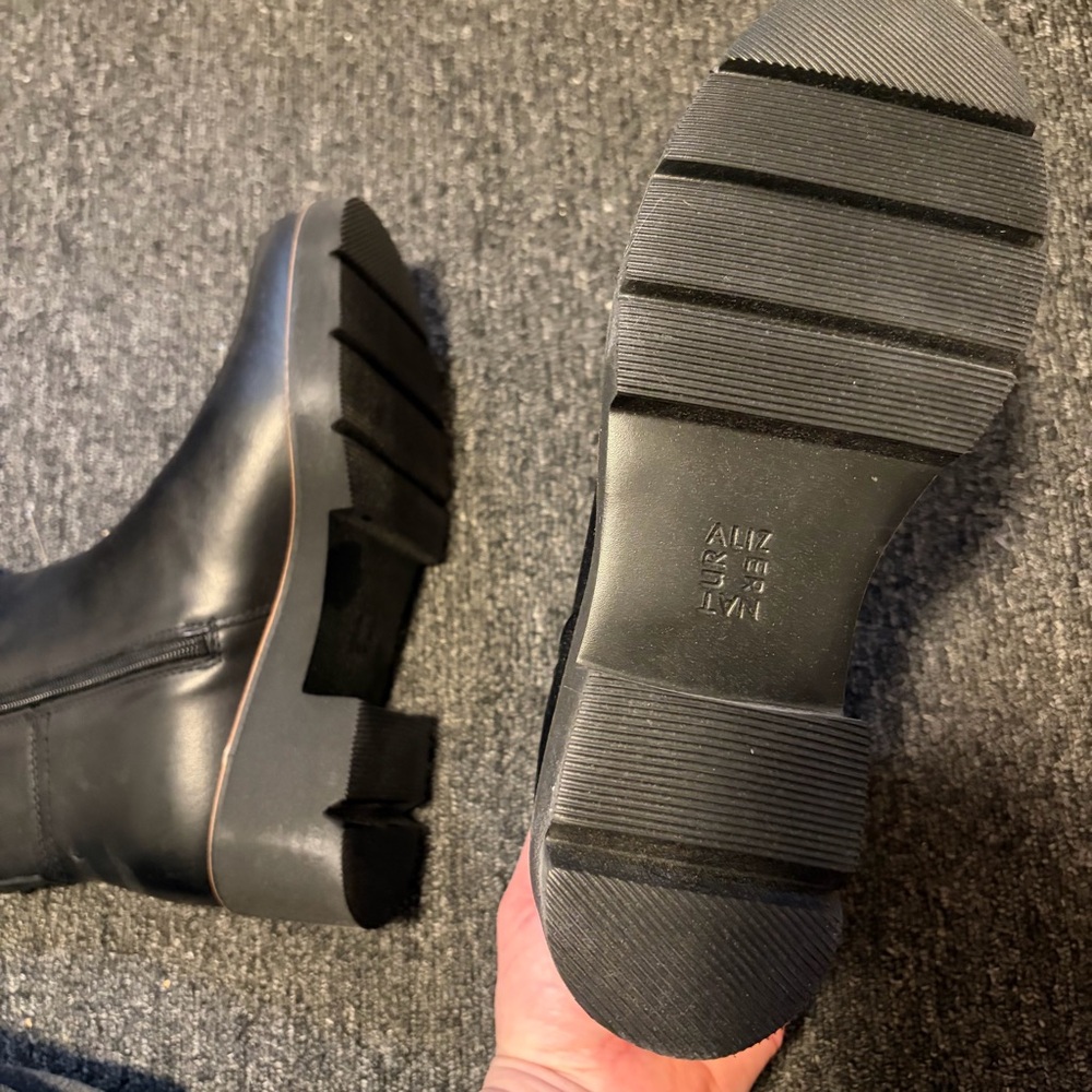 Naturalizer Derry Waterproof Black Ankle Booties 9.5 W - Picture 5 of 7